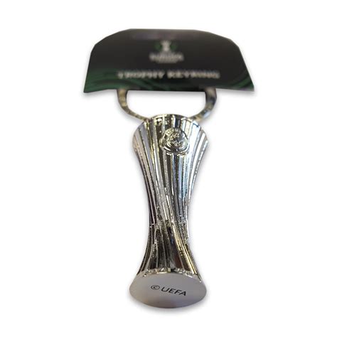 europa conference league trophy keyring